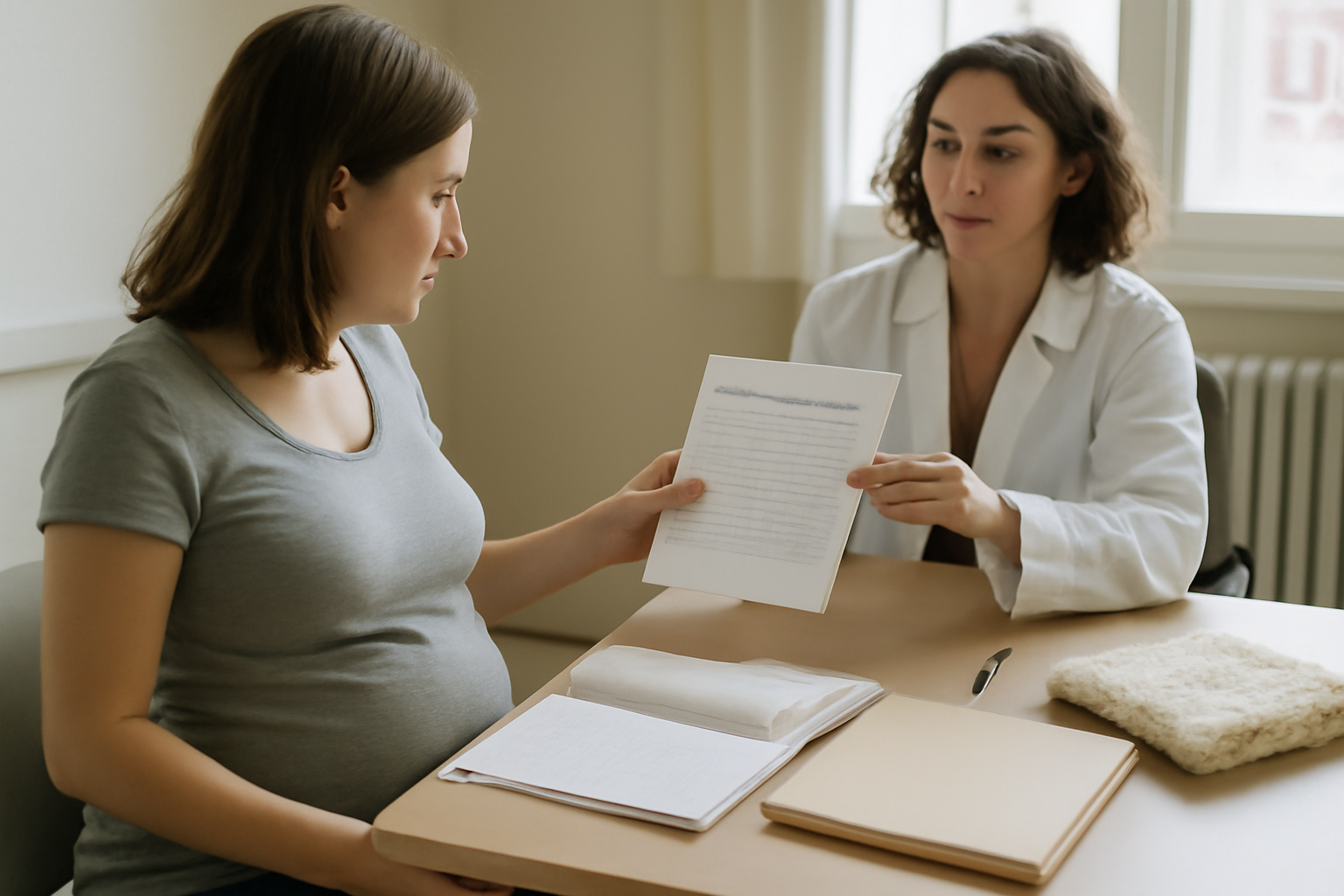 1 er trimestre grossesse : consultation prénatale et échographie, première prise de repères