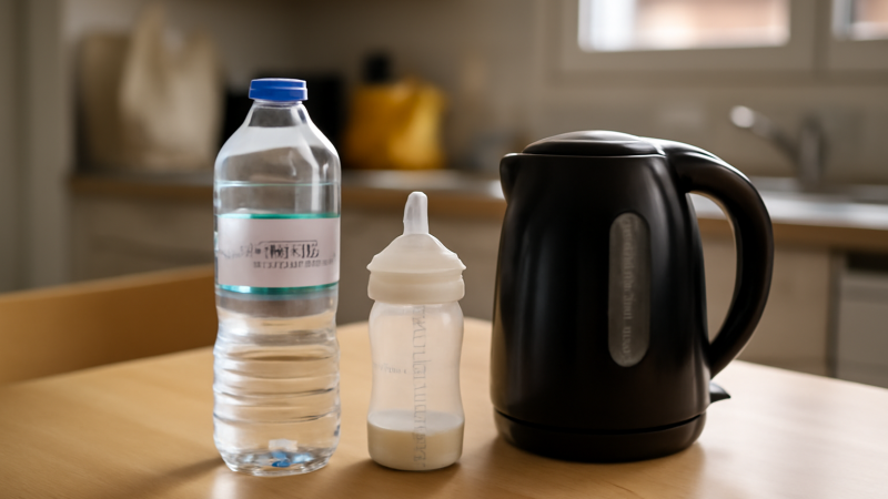Quelle eau pour bébé choisir pour le biberon