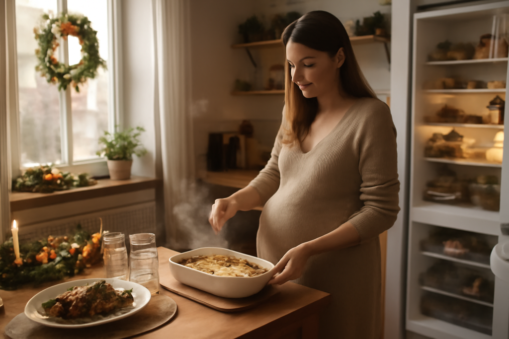 Repas de Noël femme enceinte : idées sûres