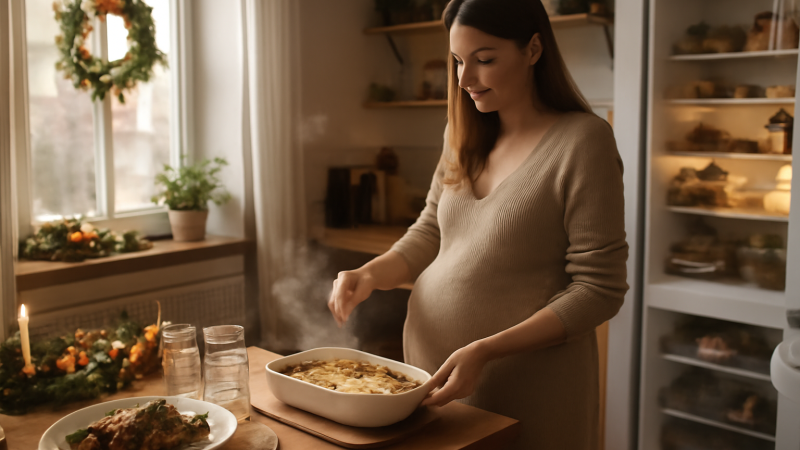 Repas de Noël femme enceinte : idées sûres