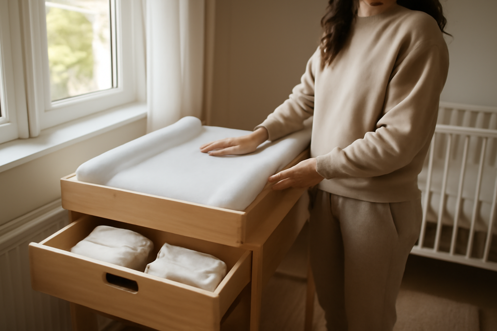 Table à langer : confort et praticité pour bébé