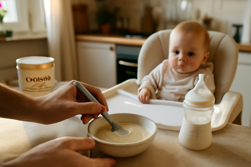 Cereale 4 mois : meilleures options pour bébé