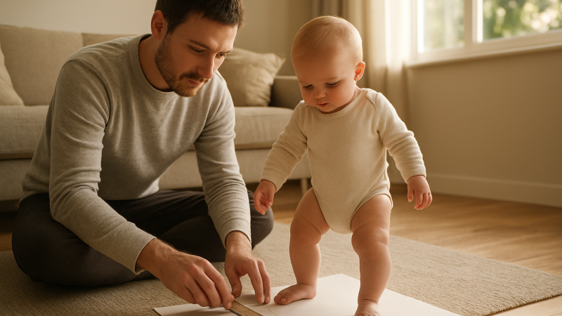 Taille pointure bébé : guide par âge et cm